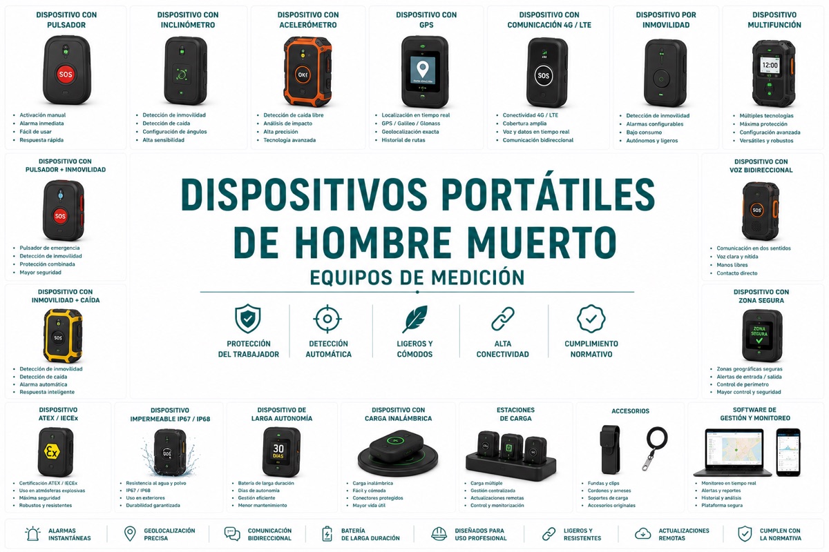 Dispositivos Portátiles de Hombre Muerto | Protección Inteligente para Trabajadores Aislados