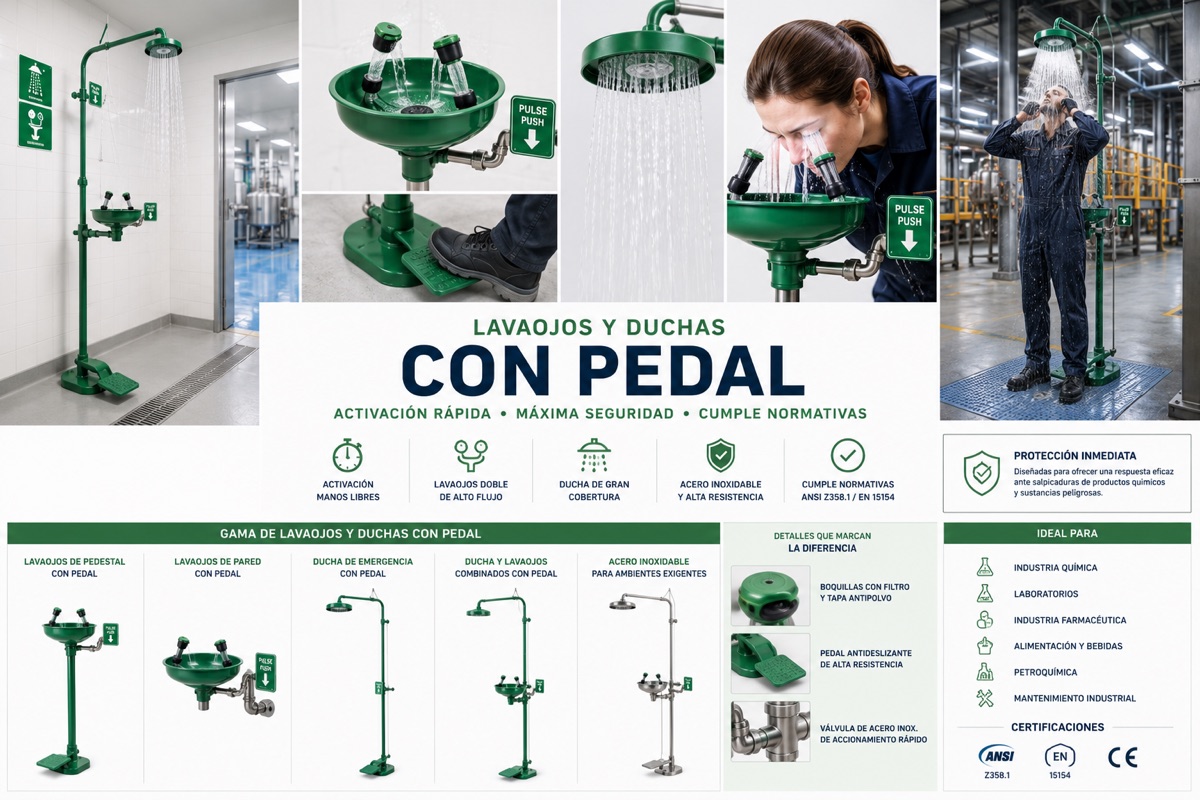 Lavaojos Duchas Gafas