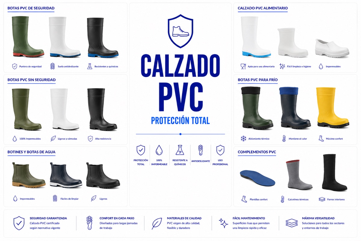 Calzado pvc
