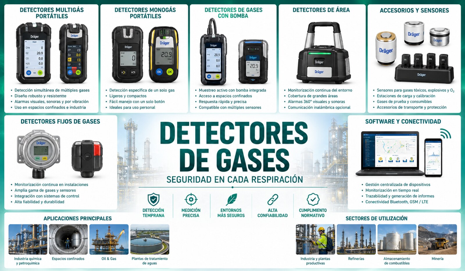 Detectores de gases